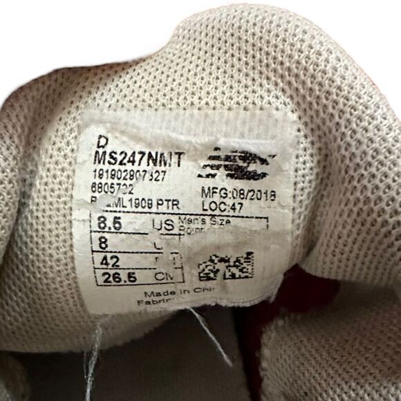 New Balance ~ Mens Sneaker RevLite ~ MS247NMT ~ size 8.5 - Picture 11 of 12